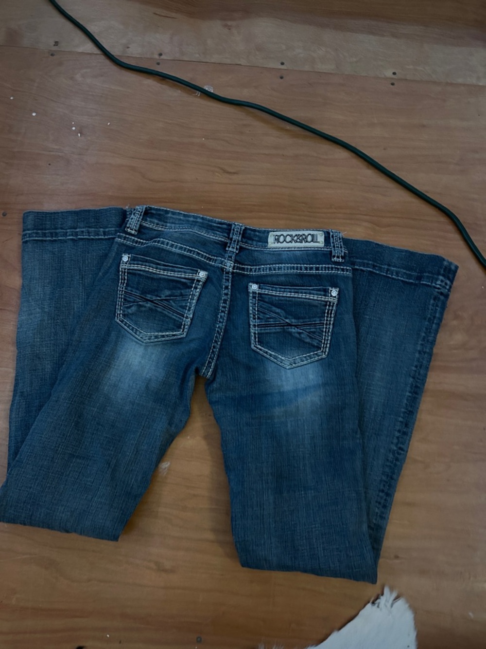 Women's Dark Blue Bootcut Jeans